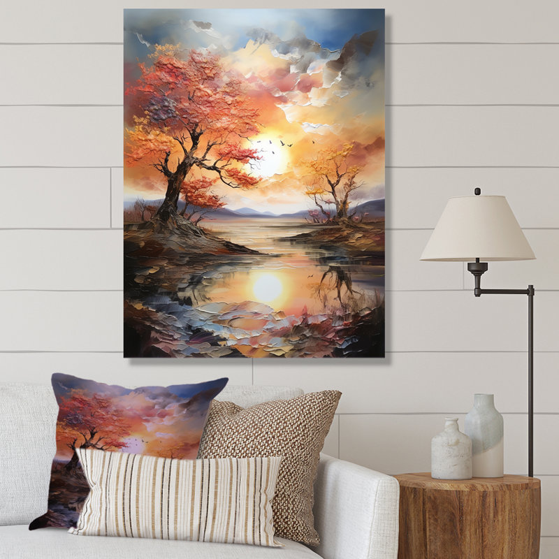 «Sunrise Charm», impression sur toile, Toile tendue, 32" H x 16" W
