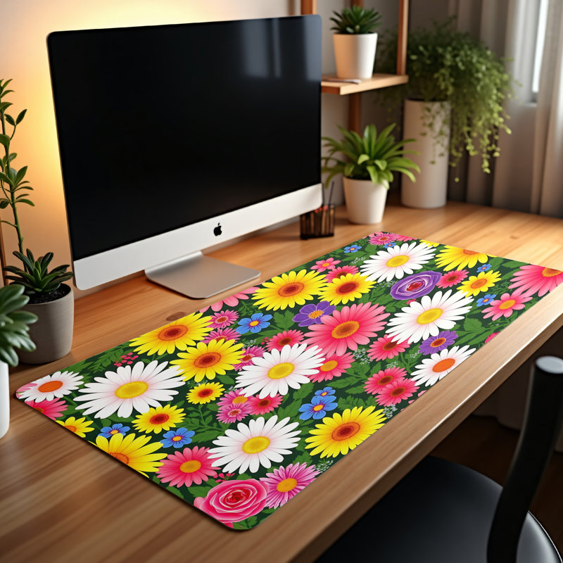 Polyester Desk Pad, 14.4x12.1