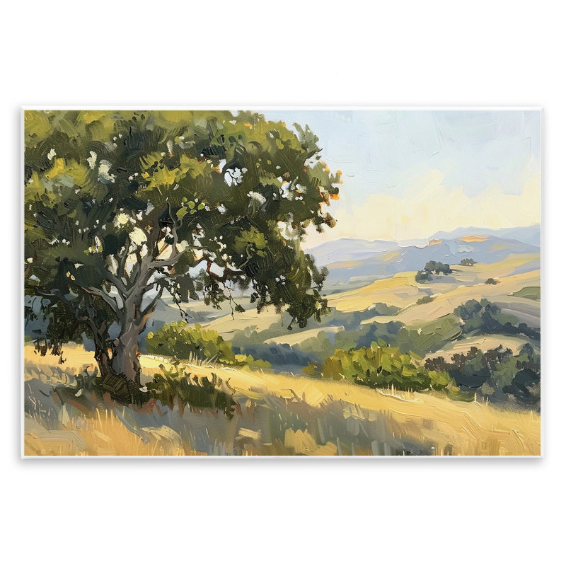 Plaque murale On On The Hilltop Scenery, design par LSR Creative Studio, H 13 po x l 19 po
