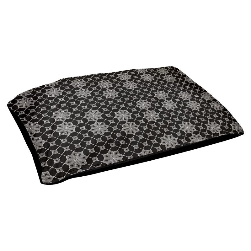 Coussin pour chien Byrge, Noir, Moyen (l 29,5 po x P 19,5 po x H 9,5 po)