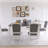 Farmhouse 7-Piece Extendable Dining Table Set-1620500090