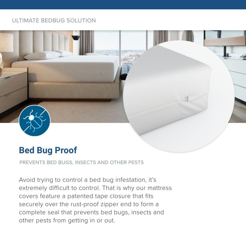 Twin 9" Heavy Duty Vinyl Zippered Mattress Protector