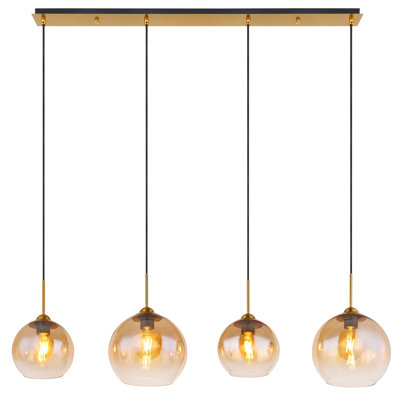 Axil 4 - Light Brass Pendant