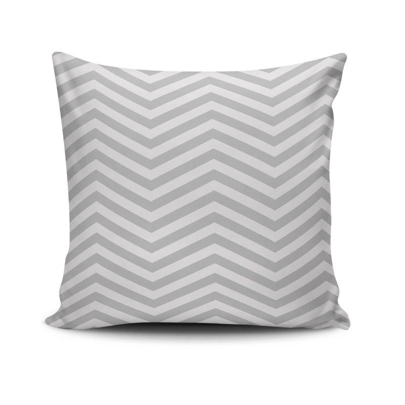 Housse de coussin décorative, 17 x 17 pouces, 50% coton / 50% polyester | Lavable à la machine à 104 ° F, repassable, fermeture à glissière dissimulée | Parfait pour le salon, la chambre à coucher et la décoration intérieure élégante
