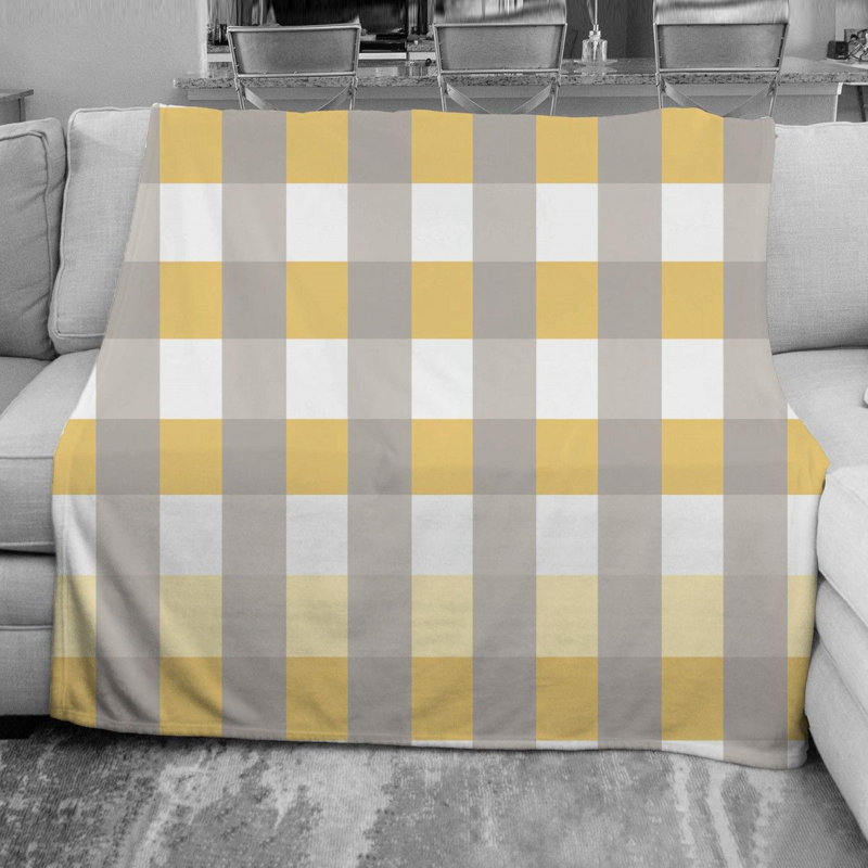 Machine Printed Throw Blanket