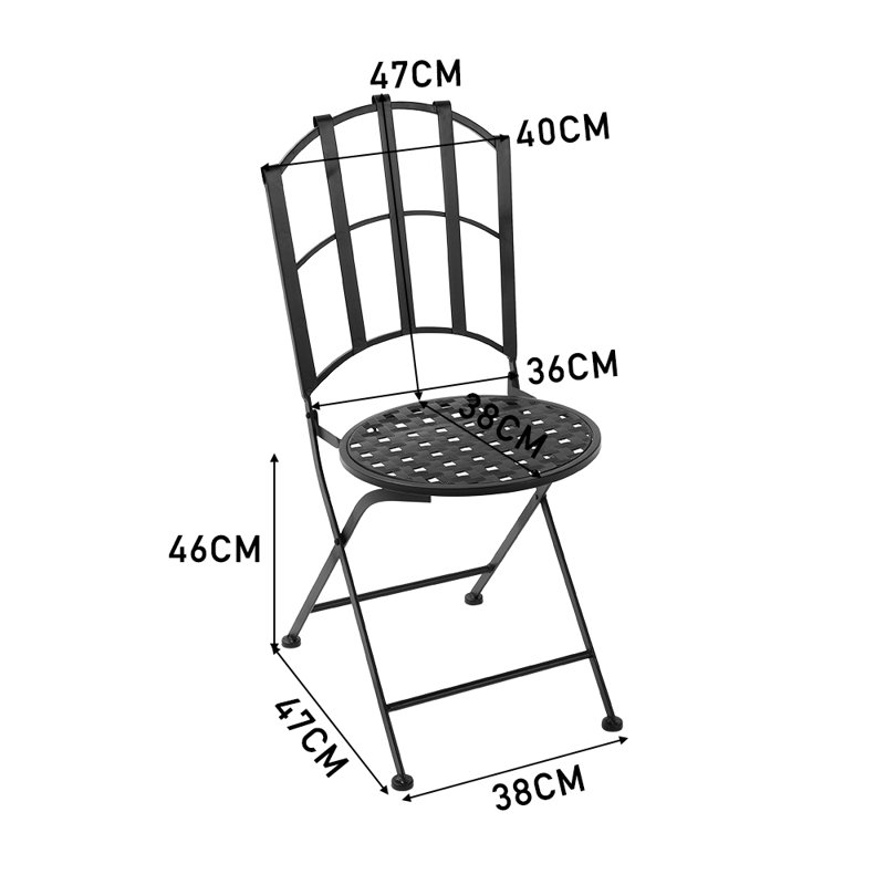 Cliffside Stacking Patio Dining Side Chair