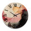 Horloge murale en bois massif Zenya-461012517