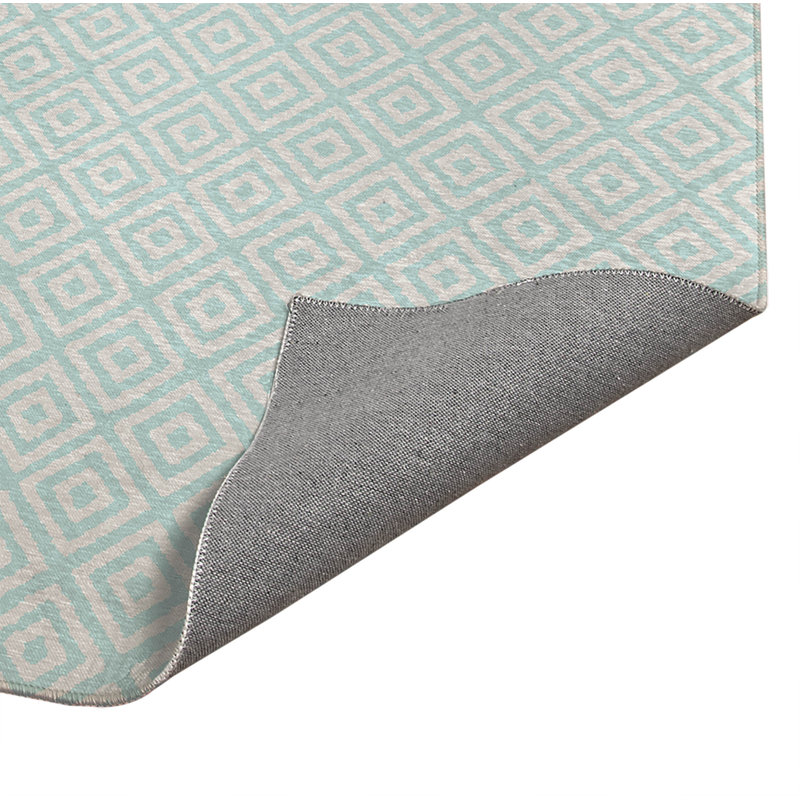 Tapis d'extérieur antidérapant Ikat Grunge, Rectangulaire 8 pi x 10 pi