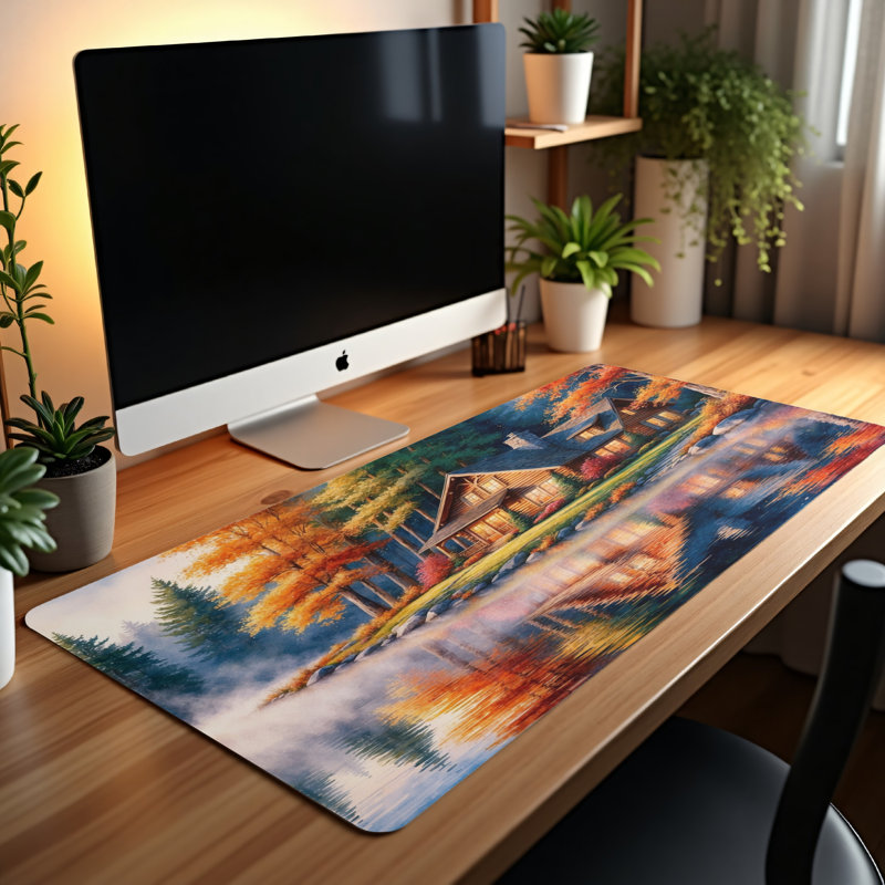 Polyester Desk Pad, 31.5x15.5