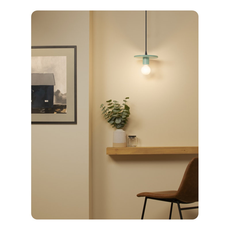 Leni 1 - Light Single Pendant, Reflecting Pool, Matte Black
