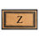 Tapis de porte en fibre de coco monogrammé l 30 po x L 48 po Butters