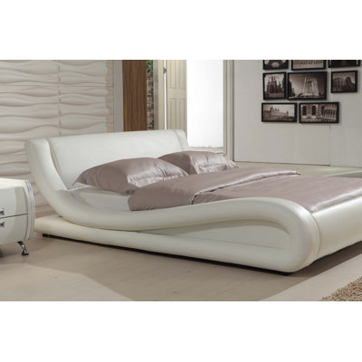Vegan Leather Platform Bed