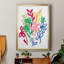 «Bold Brushstroke Blooms II», reproduction encadrée de qualité supérieure - prête à être accrochée-88288421-88288415