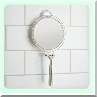 ClearGrip Fog-Free Razor Holder with Power Lock Suction for Shower & Tub