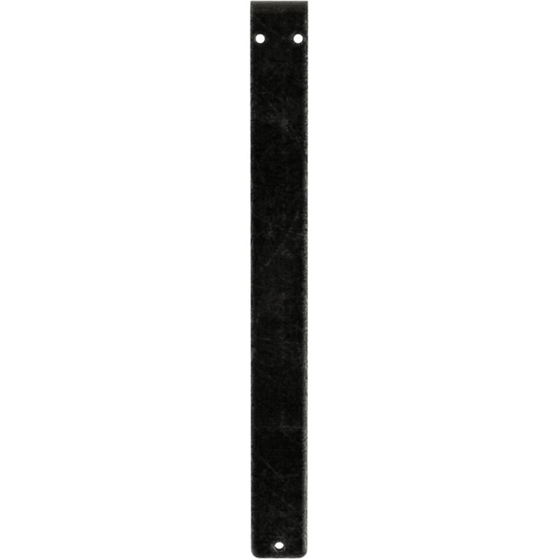 Support en fer forgé Versailles, Étain antique, H 12 po x l 1,5 po x P 10 po