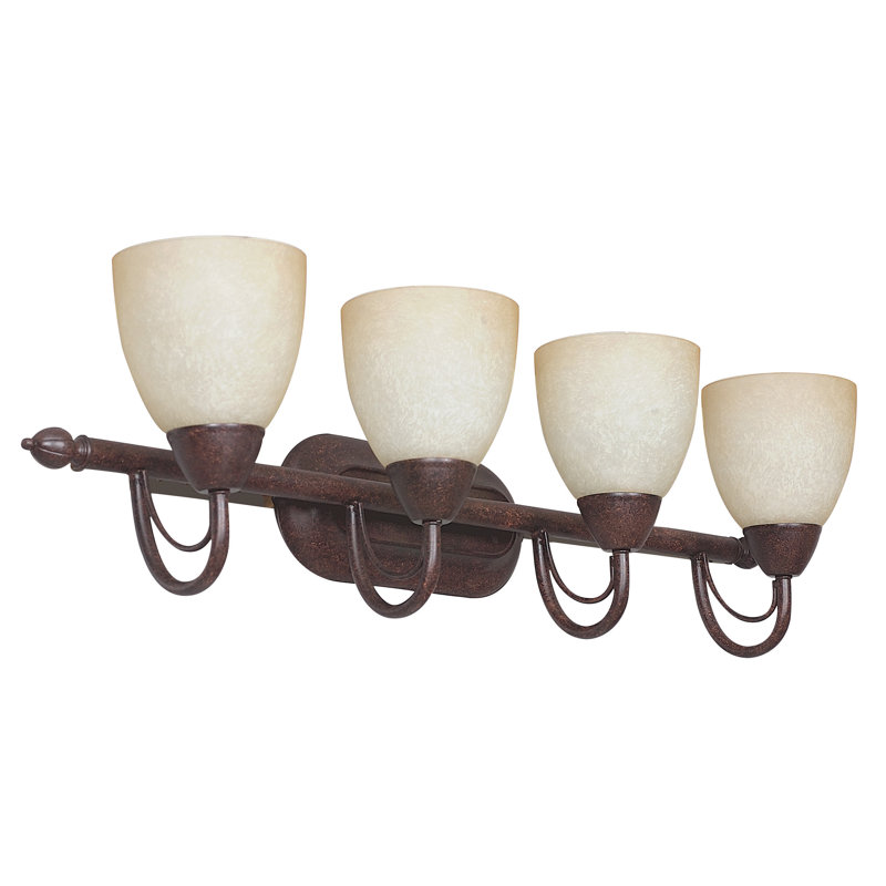 Boutin 4 - Light Dimmable Vanity Light, Rubbed Bronze