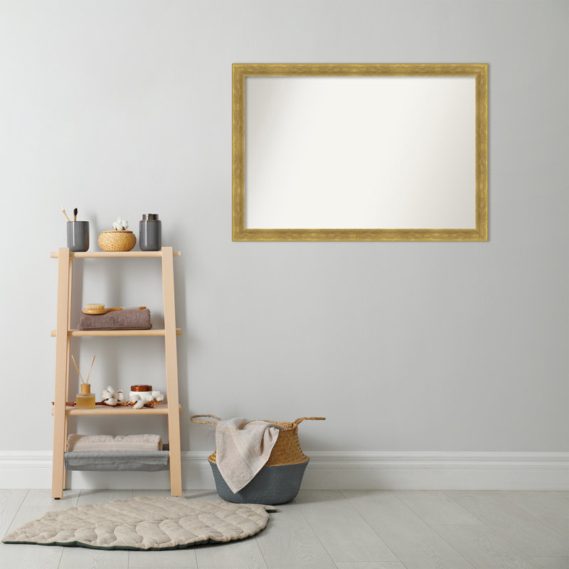 Miroir Earmon, Rectangle, 27,25 po x 39,25 po, Or