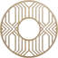 Médaillon de plafond en bois ajouré Hickory-63411728-63411731