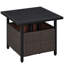 Outdoor Wicker Bistro Table