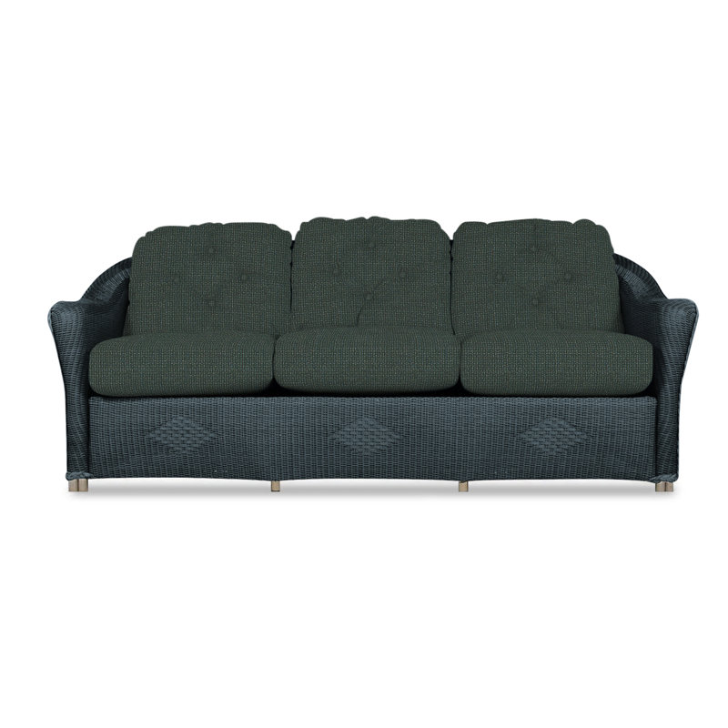 Reflections Outdoor 3 - Seat Patio Sofa, Hansen Dove, Denim Blue
