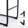 Ambrine Low Back Tufted Velvet Upholstered Counter/Bar Stool with Steel Sled Frame