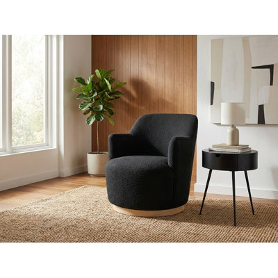 Ixareli Upholstered Swivel Armchair
