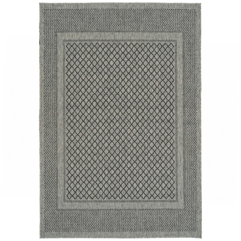 Tapis texturé moderne, transitionnel, géométrique, style Sud-Ouest, Rectangulaire 2 pi x 3 pi