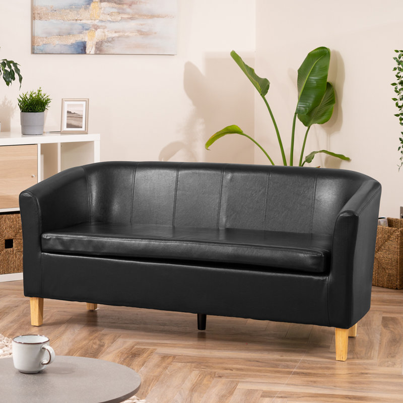 Lanesha 3 Seater Sofa, Black