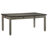 Antique Gray And Coffee Finish 5Pc Dining Set Table W 6X Drawers Upholstered 4X Side Chairs Casual Country Style Dining Room Furniture-225766597-225766593-225766596