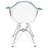 Bullsbrook Upholstered Accent Arm Chair with Metal Legs Eiffel Base Design-200428867