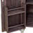 Outdoor Kitchen Island, Rolling Bar Cart & Storage Cabinet, Farmhouse Solid Wood Outdoor Grill Table with Stainless Steel Top, Spice Rack , Towel Rack for Kitchen & Barbecue-2081453183