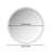 36" Round Wood Beaded Mirror