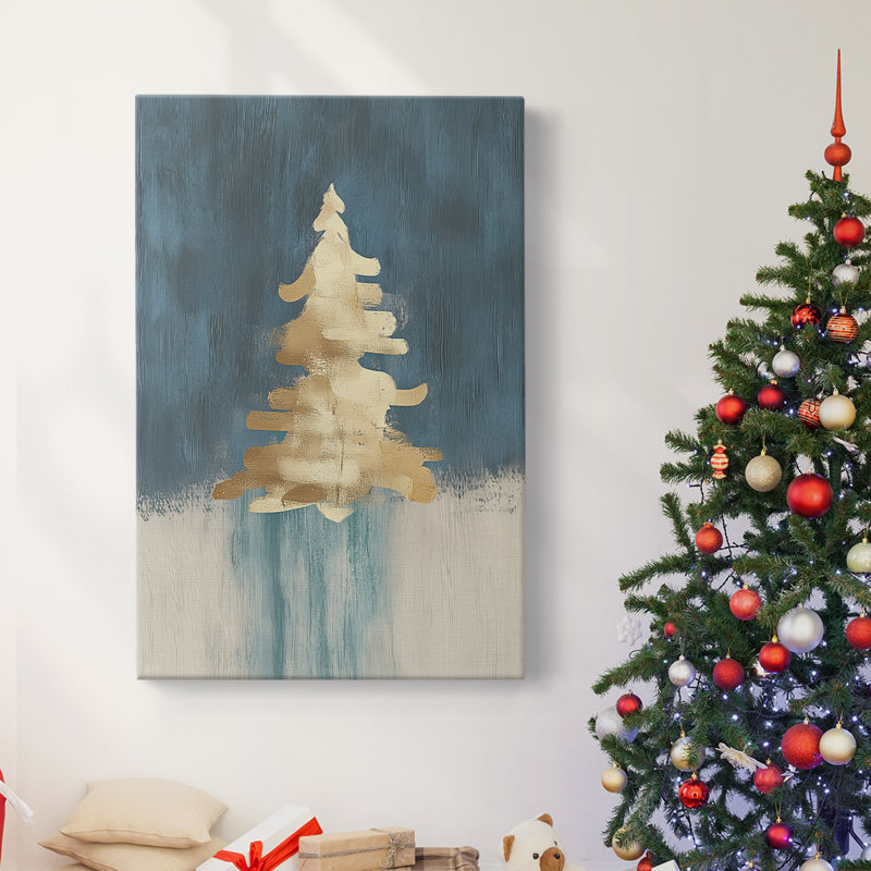 Art des Fêtes de Noël - Toile tendue avec châssis CXCVI, H 18 po x l 12 po