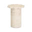 Table d'appoint Blossom Faux Travertine