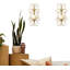 Applique murale en métal 14,75 po H