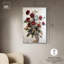 Velours vermillon II, art floral romantique sur toile par Art Remedy-115023634-115023642
