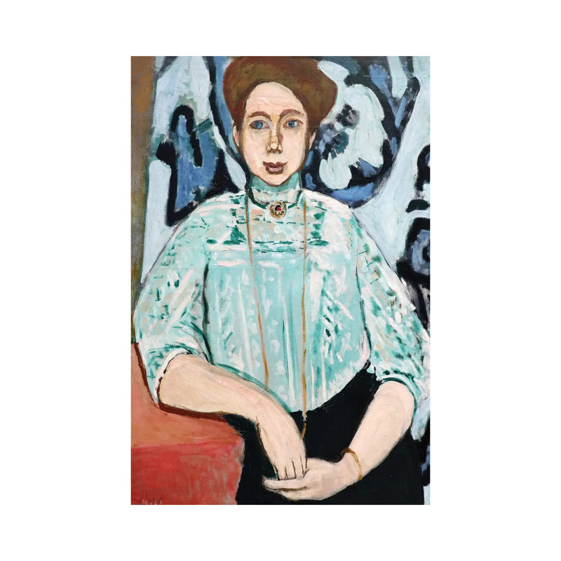Portrait de Greta Moll, H 12 po x l 8 po x P 0,75 po