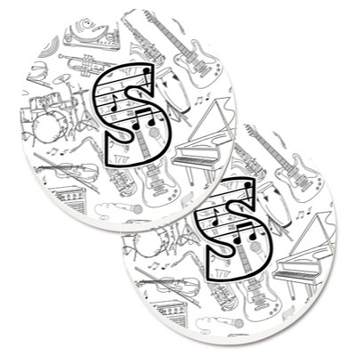 Sous-verre musical letter note