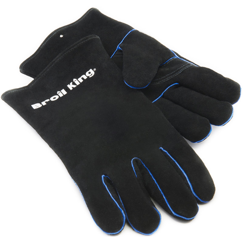 Broil King Leather Grilling Gloves 2 Pcs