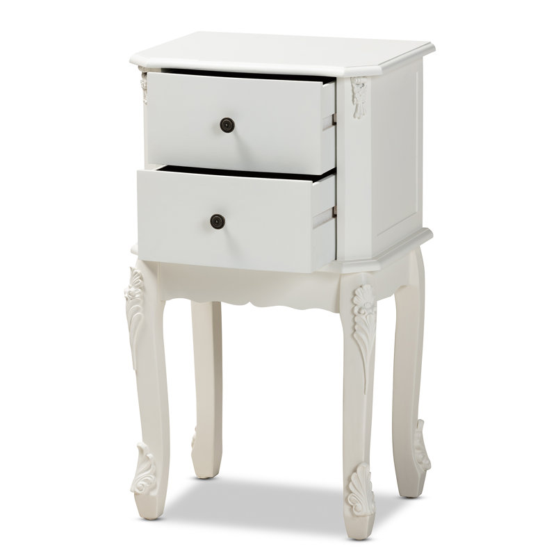 41.9cm W Manufactured Wood Bedside Table