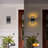 11.8'' H Black Integrated LED Outdoor Wall Sconce with Up/Down Slatted Light, IP54