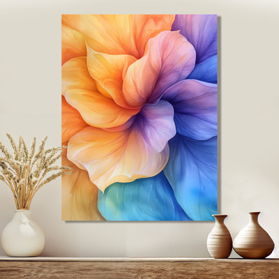 «Radiant Blossom Of Begonia II - Geraniums», reproduction d'art métallique traditionnelle