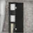 Toilet Paper Cabinet, Small Bathroom Corner Floor Cabinet with Doors and Shelves, Thin Storage Bathroom Organizer-1231254185