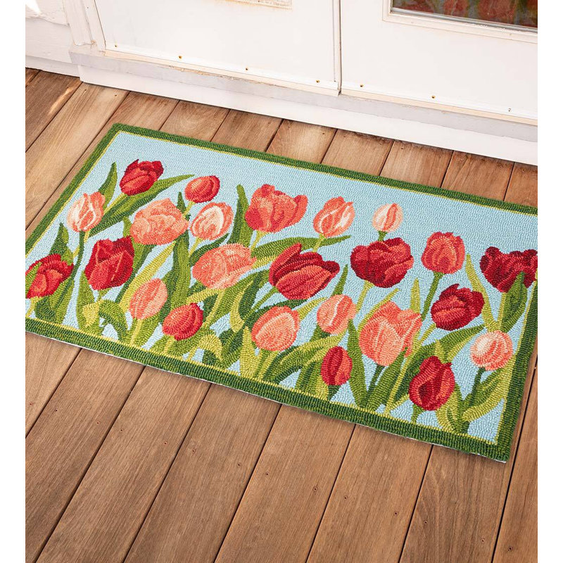 Ingfried Floral Indoor / Outdoor Rug