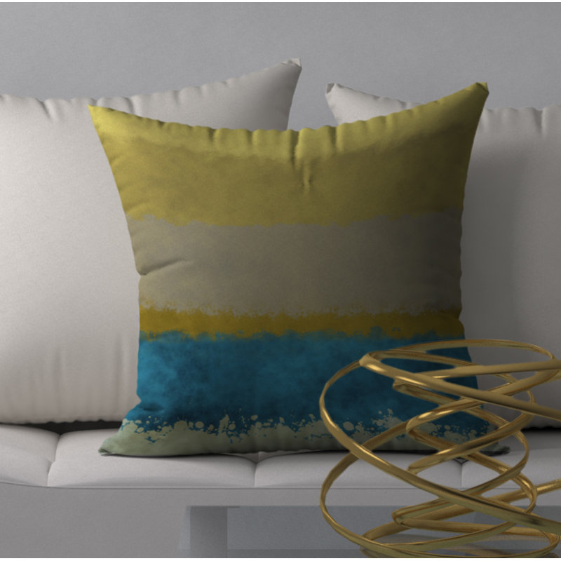 Housse de coussin décorative carrée/insert desire, 18 po x 18 po