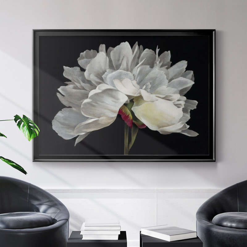 Éclairage du matin - Reproduction de photo sur toile, H 30,5 po x l 42,5 po x P 1,5 po, Noir
