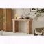 Console 45 po en bois de manguier massif (naturel)