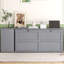 Grand lit escamotable avec bureau rotatif, gris-1818183092