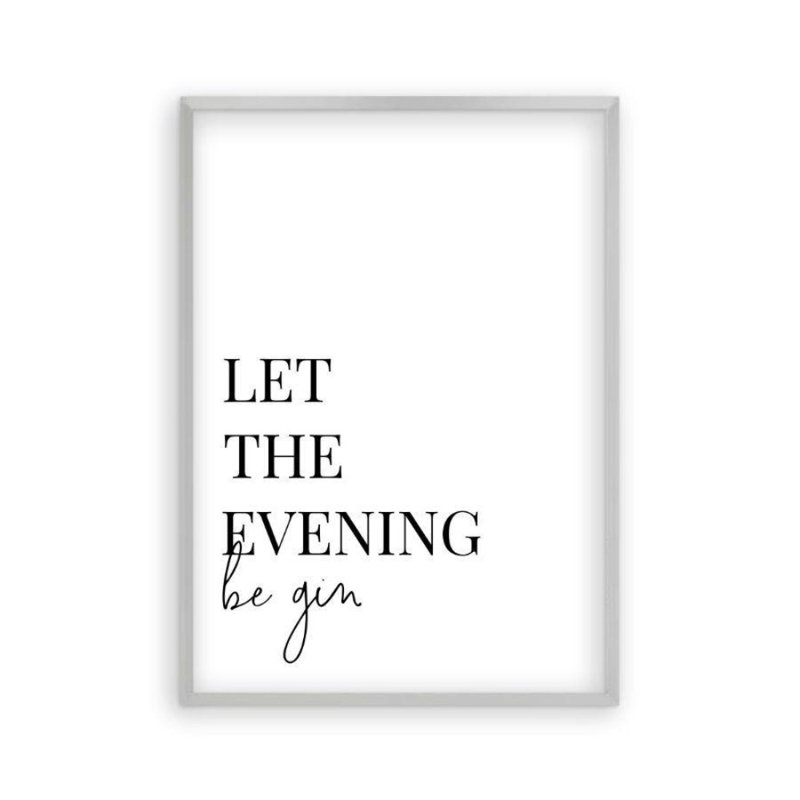 Print, Matt Silver Frame, 41 cm H x 31 cm W