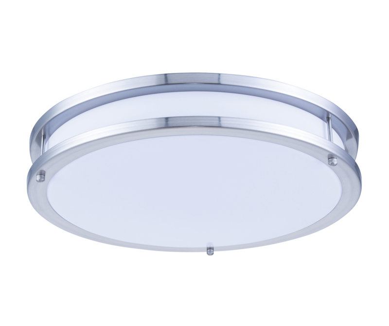 Plafonnier encastré simple 12 po Laveta, 26 W, H 3,5 po x l 16 po x P 16 po